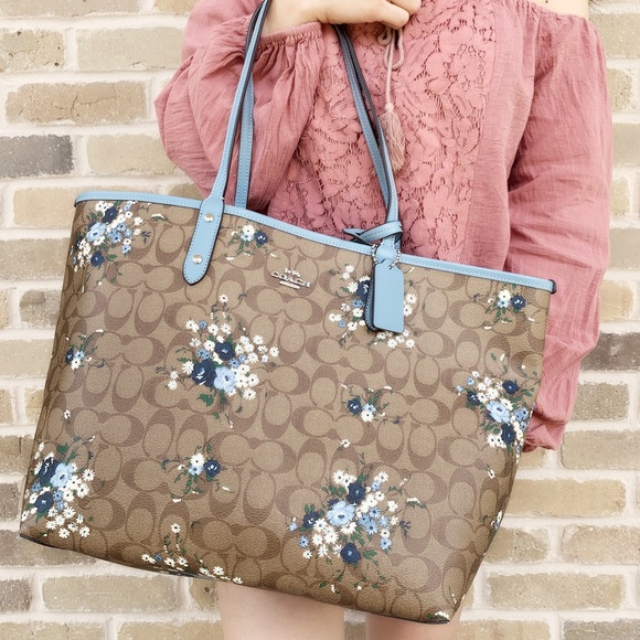 Coach 2 in 1 large floral tote - Picture 2 of 4